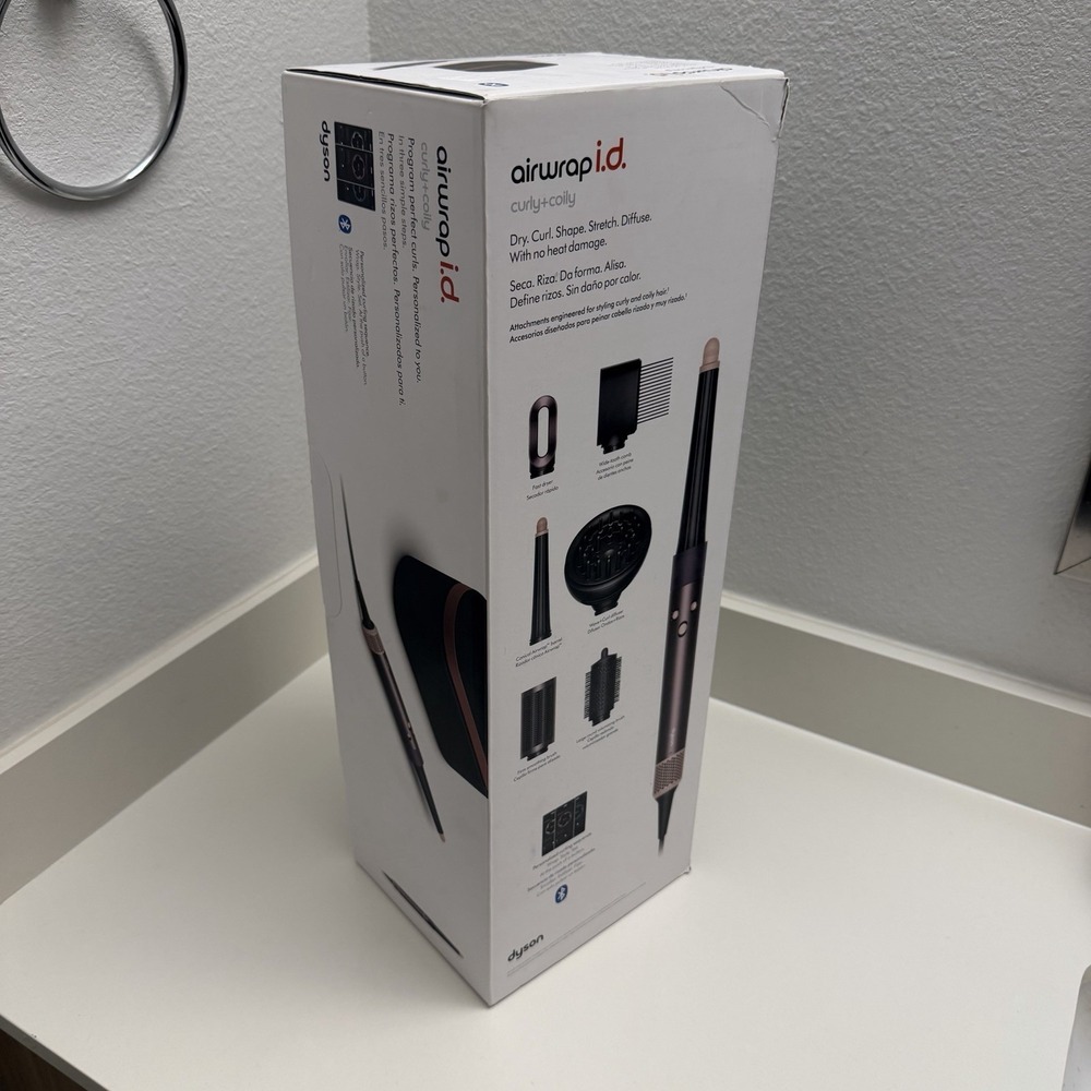 BOX ONLY Dyson Airwrap Presentation Case Airwrap ID Curly Coily Genuine Box Only